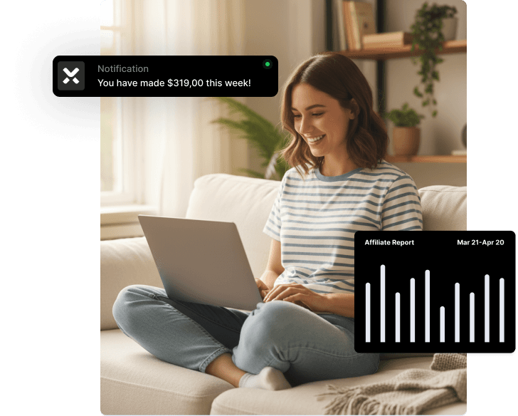 Earn lifetime commissions